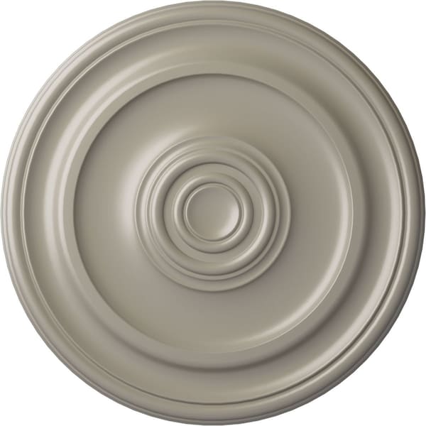 Ekena Millwork Kepler Traditional Ceiling Medallion (For Canopies up to 4 1/2"), 19 3/4"OD x 1 1/2"P, Pearl White CM20KPPWS - main
